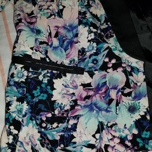 Womens Chic Floral Blazer